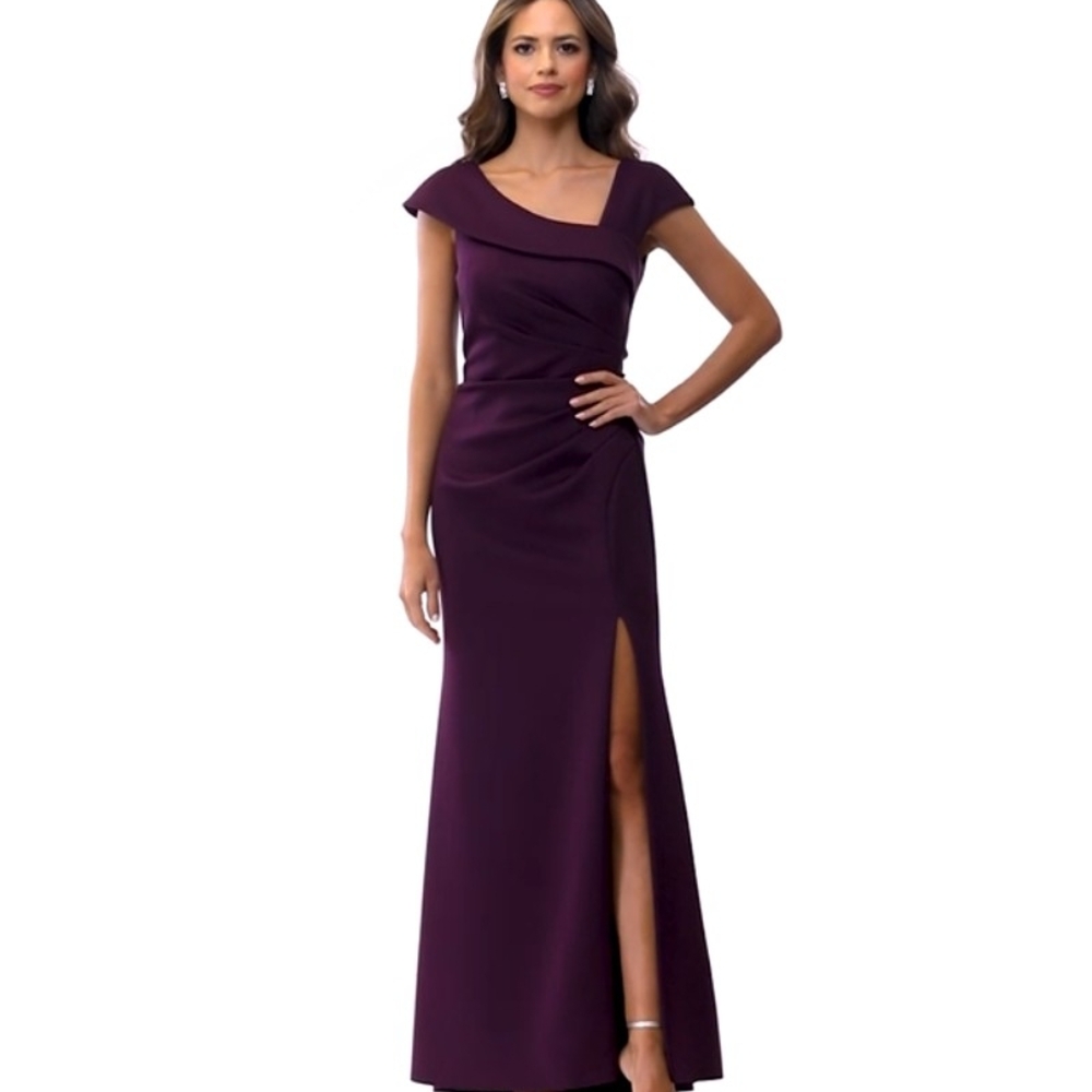 Sophisticated Plum Maxi Dress